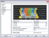 Options Keyboard Tab