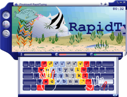 RapidTyping Typing Tutor interface