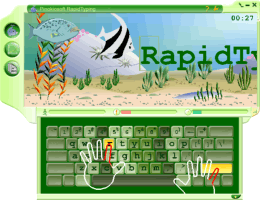 RapidTyping Typing Tutor interface