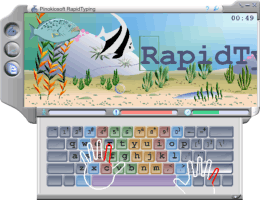 RapidTyping Typing Tutor interface
