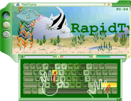 RapidTyping Typing Tutor interface