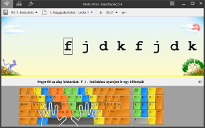 Gépírásoktató program