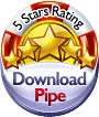 RapidTyping Typing Tutor awarded 5 Stars at the DownloadPipe Software Library