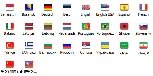 Multi-Language interface