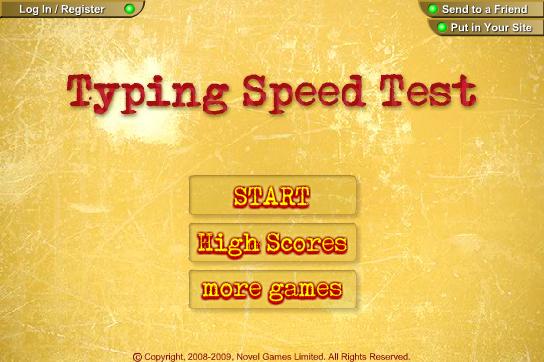 Typing Game Typing Speed Test Rapidtyping