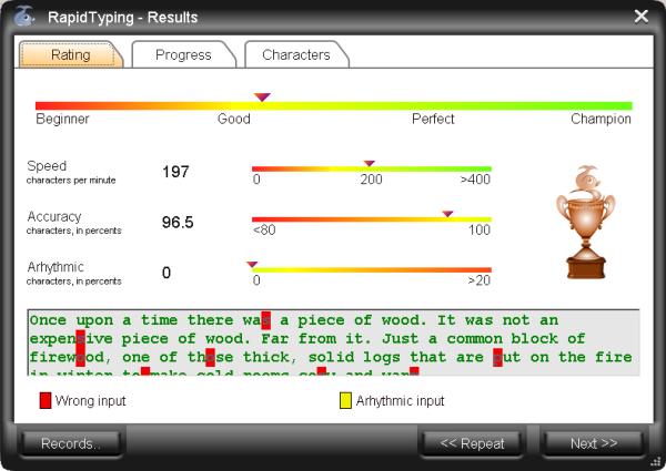 Dialog Results, Tab Common