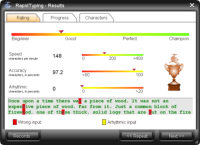 Dialog 'Results', Tab Common