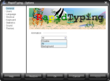 Options, Tab General, Animation