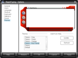 Options, Tab Themes