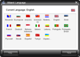 Dialog 'Wizard', Tab Select Language