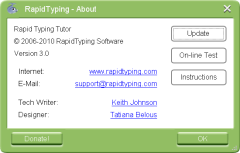 Dialog 'About program'