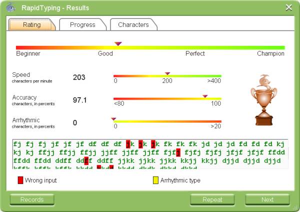 Dialog Results, Tab Common