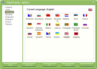 Options, Tab Language