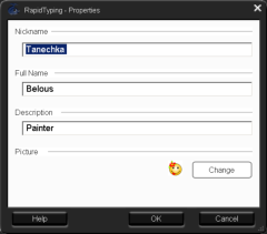 Dialog 'Create a new user'
