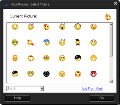 Dialog 'Select avatar'