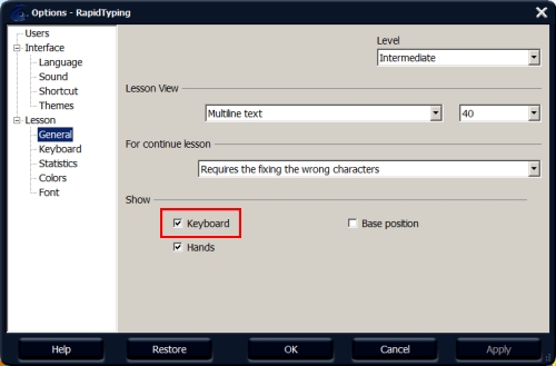 Show/Hide keyboard
