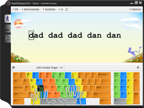 typing test for advanced