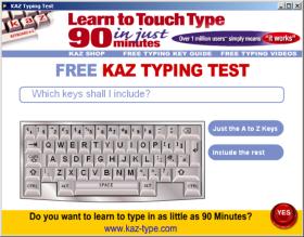 KAZ Typing Test screenshot 2