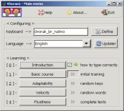 Klavaro Touch Typing Tutor screenshot 2
