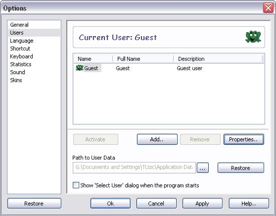 Multiple Users support
