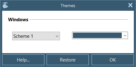 Themes options