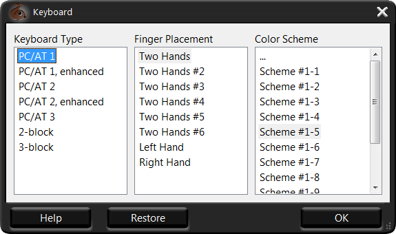 Keyboard Options