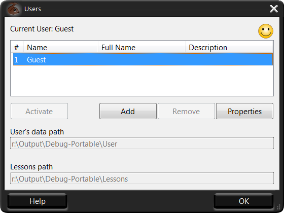 User control Panel