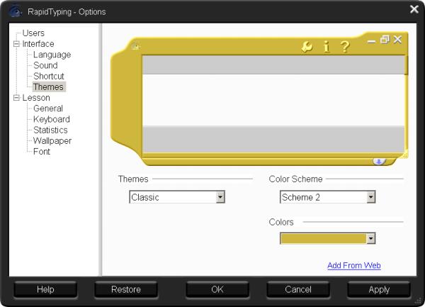 Options, Tab Sound